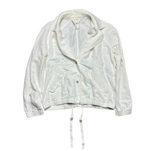Gap Linen Topper Jacket In Ivory Size Small